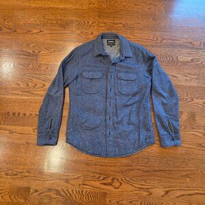 Bonobos Men's Navy Shirt Jacket with Quilted Liner